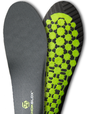 Shokblox Insoles with Impact Grid